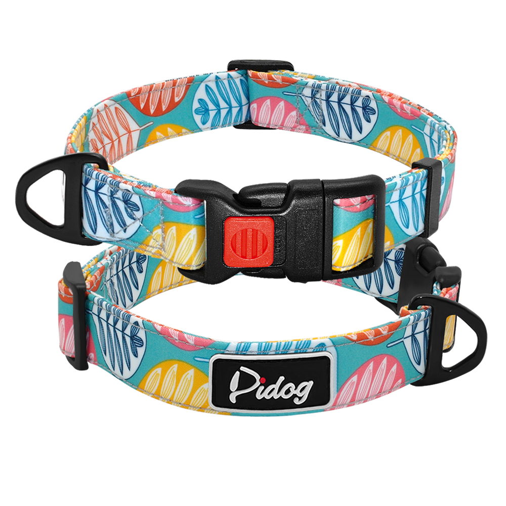 Nylon Gedrukt Halsband Verstelbare Puppy Kleine Honden Kraag Pet Halsbanden voor Chihuahua Franse Bulldog Pet Producten