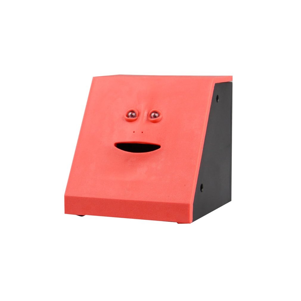 En plastique Banque de Visage Visage Humain Capteur Intelligent Tirelire Électrique Pièce Peut Manger L&#39;argent Visage Tirelire Magasin Tirelire Tirelire: Default Title