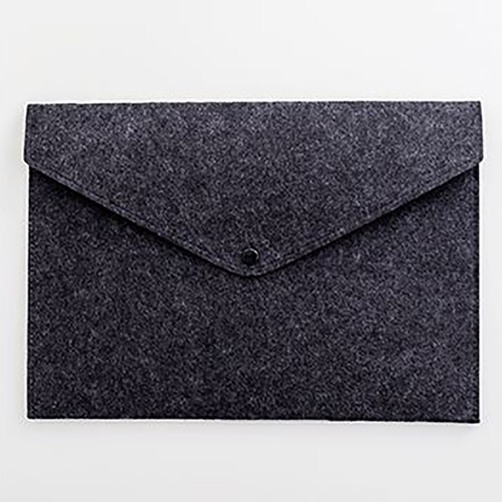 A4 File Folder for Documents Document Briefcase Filing Products Stationery Storage Organizer School Office Supplies: D-dark grey