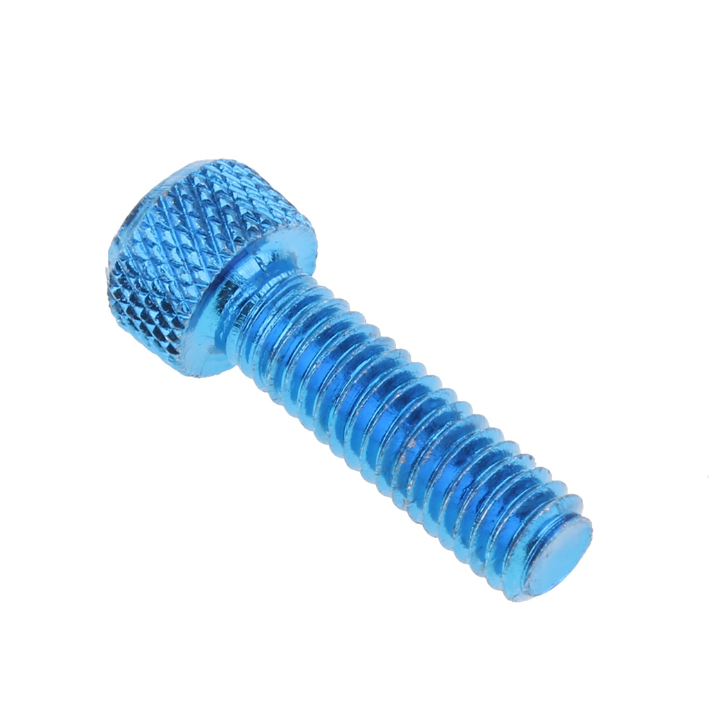 10 stk  m6 x 20mm legering stål unbrakoskrue skrue bolt blå