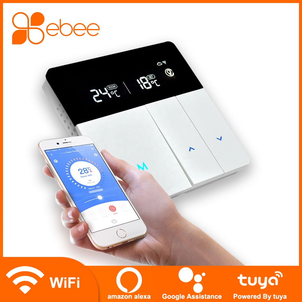 Underfloor Water Heating Temperature Controller Thermostat Works With WiFi Smartphone APP