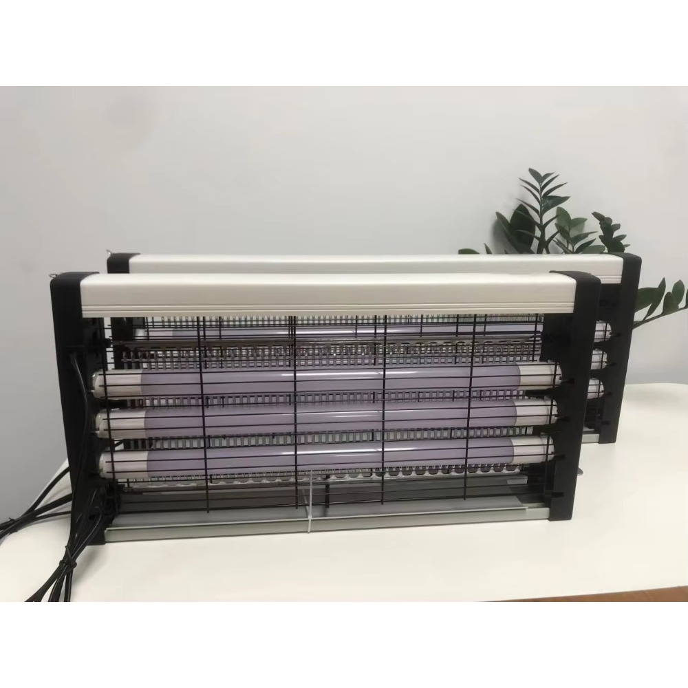 Lámpara antimosquitos de descarga eléctrica de 3 tubos, eficiente y silenciosa, 15/30/60W, luz LED repelente de mosquitos para interiores y hogares y restaurantes