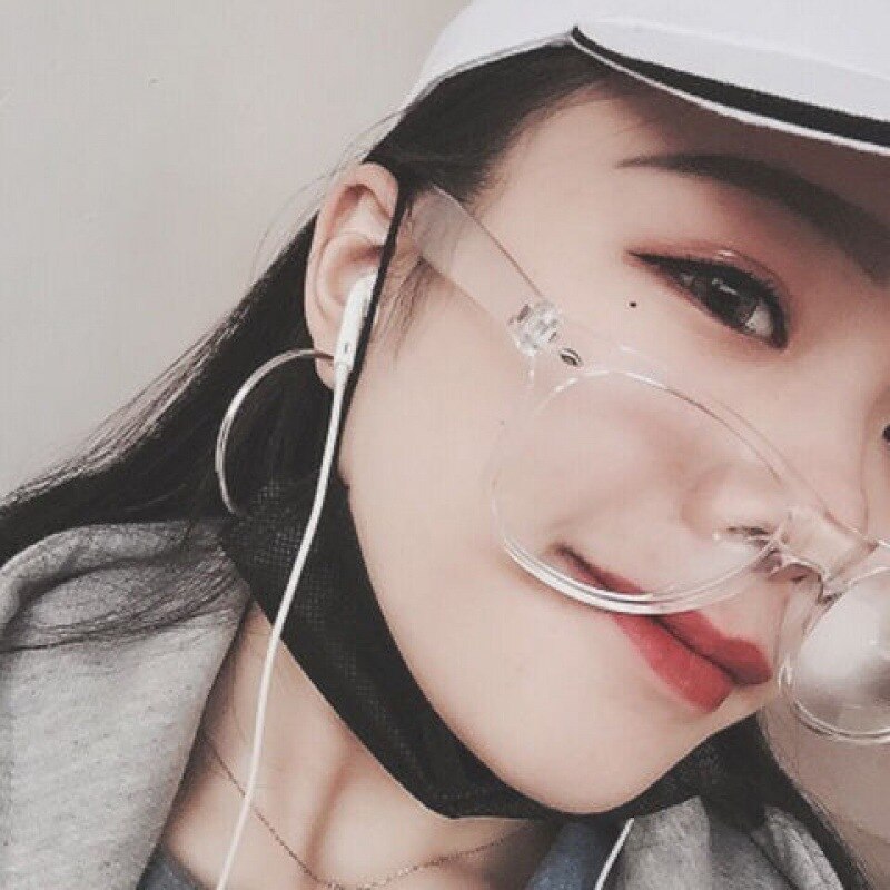 Transparent round glasses clear frame Women Spectacle myopia glasses Men EyeGlasses Frame nerd optical frames clear Lens