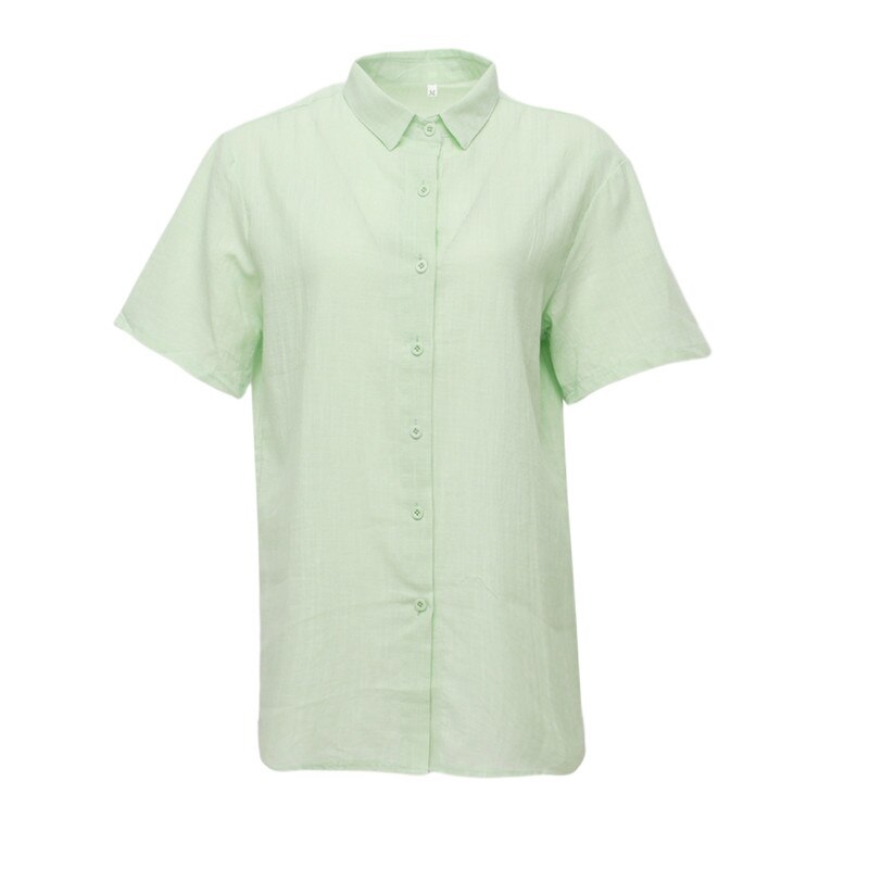Sommer casual skjorter til mænd kortærmet bomuldsskjorte masculina camisa slim fit herrebluse homme chemise plus size mænd: Grøn / Xxxl