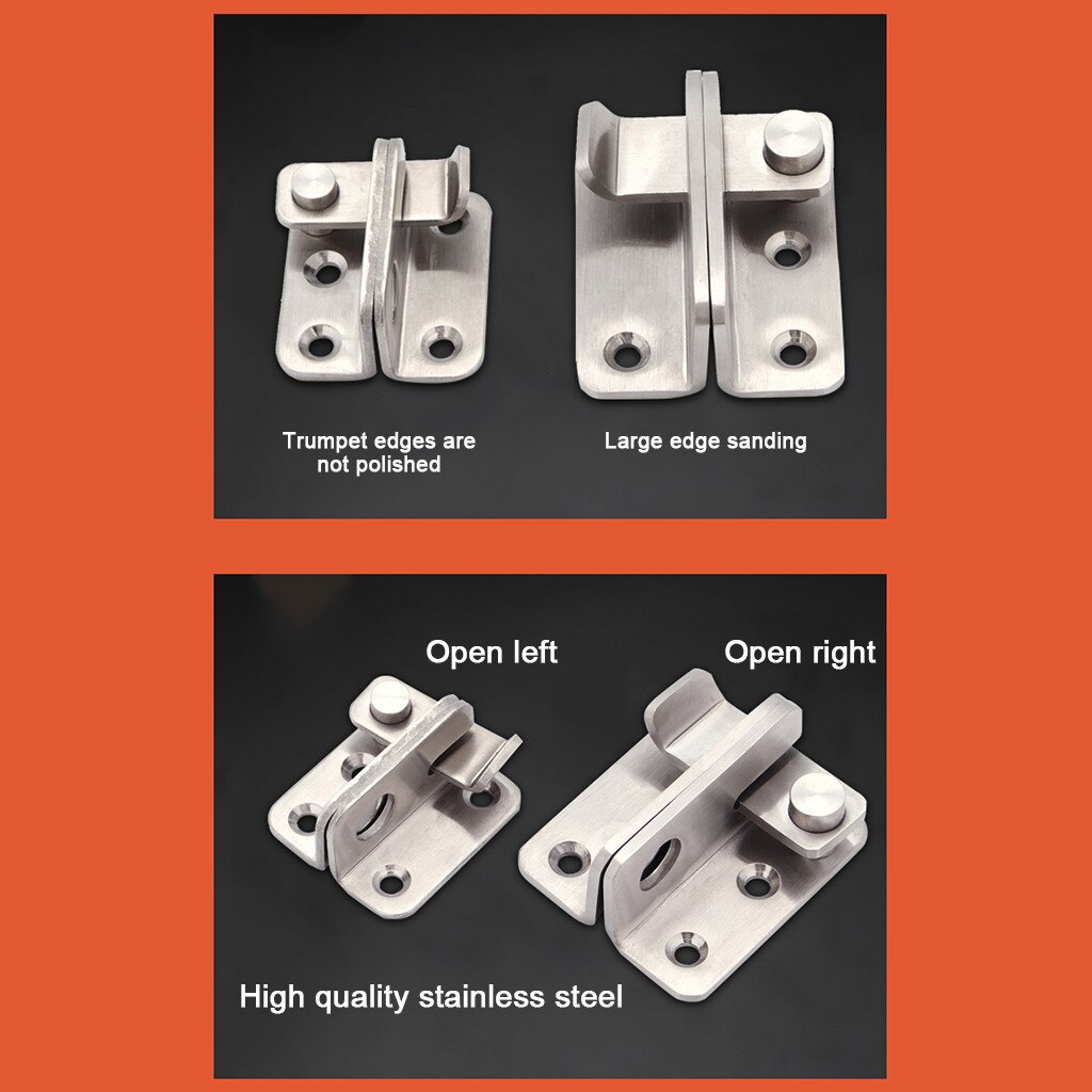 Household Door Security Lock Anti-Theft Thickened Stainless Steel Door Lock