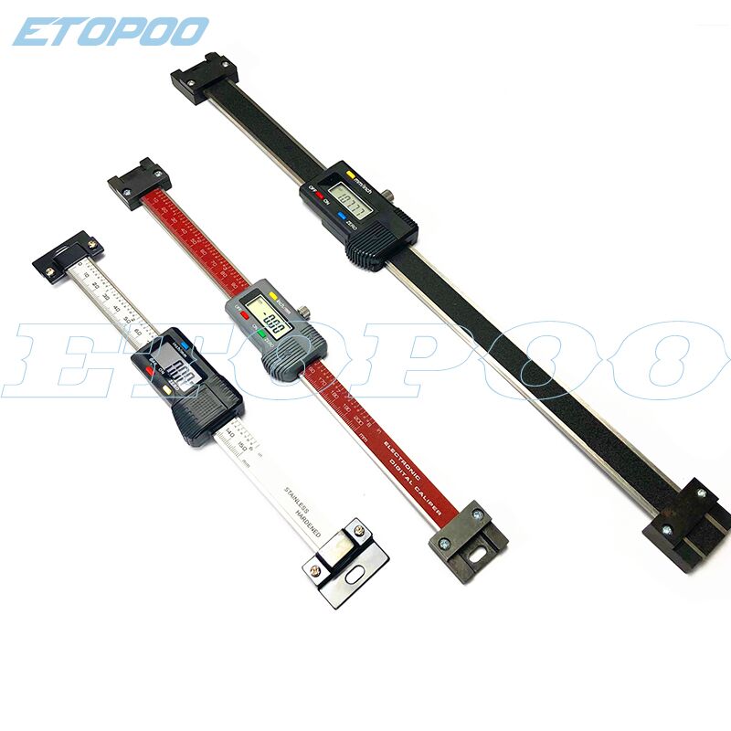 Digital Horizontal Type Remote Digital Readout digital linear scale Measuring Tool 0.01mm 0-150mm 0-200mm 0-300mm