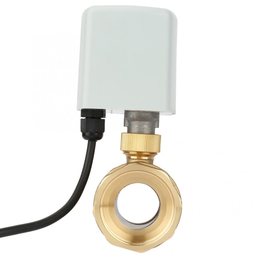 AC220V DN40 1-1/2" 2-Way 3-Wire Brass Electric Motorized Ball Valve Plumbing tools