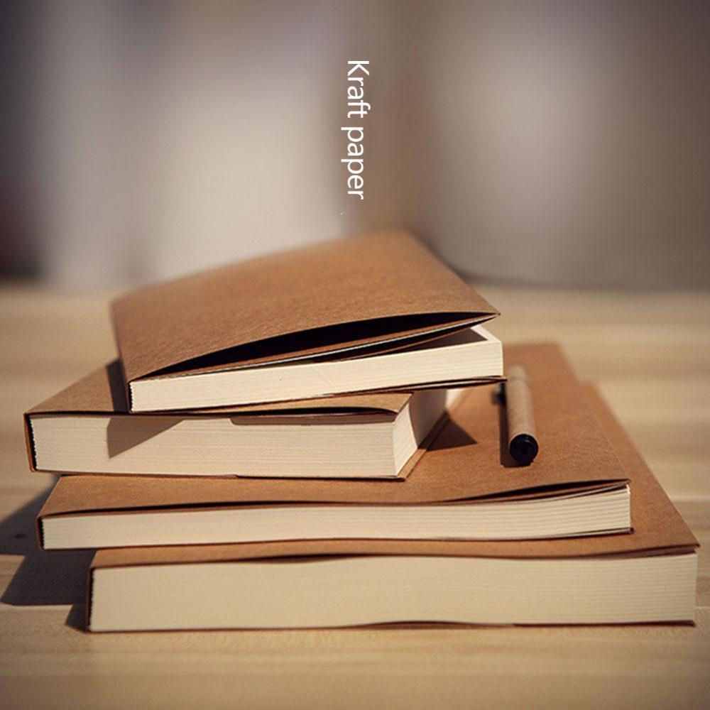 32K Retro Sketch Craft Paper Blank Notebook Sketch Drawing Book Journal Diary Note 13x19cm Stationery School Office