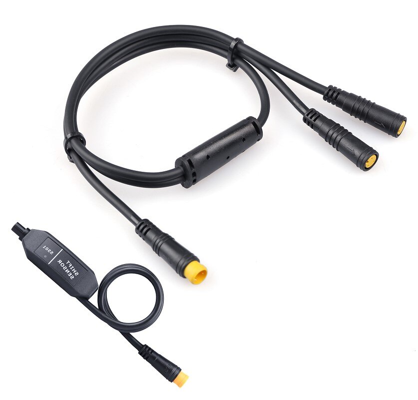 Gear Shift Sensor BBS01 BBS02 Bbshd Elektrische Bike Vervanging Sensor Voor Bbs Met Bafang Y-SPLITTER 1T2 Kabel: Long 1T2 with Sensor