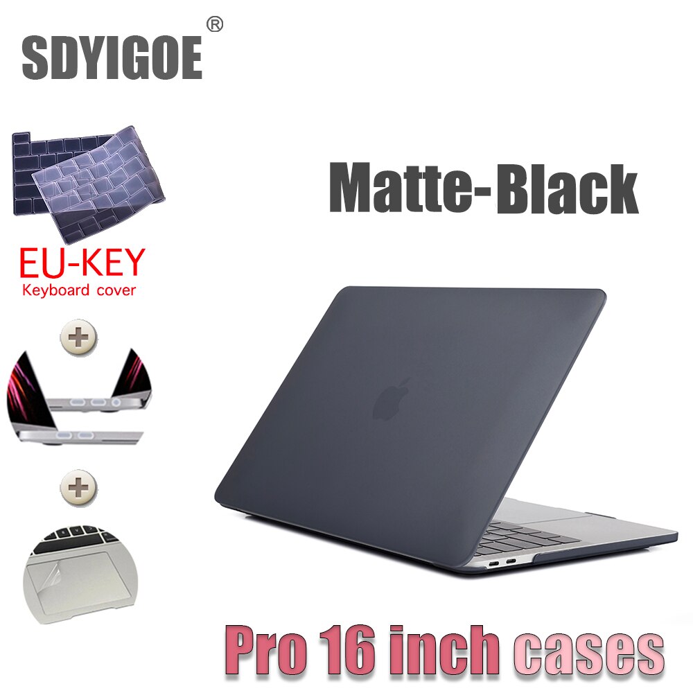 For macbook pro16 cases A2141 Laptop case Crystal notebook protective cover full protection 16 inch Matte clear Hard shell