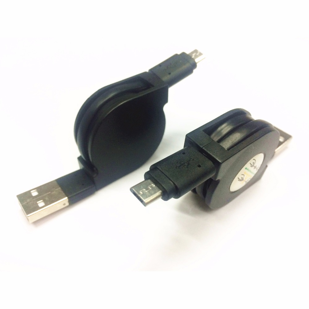 Micro USB Intrekbare Lader En Datakabel Voor Tablets En Telefoons