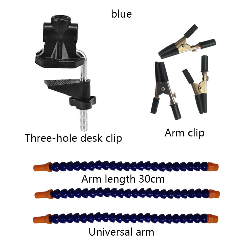 PCB Welding Table Clamp Soldering Station With Flexible Arm Soldeirng Iron Holder for Welding Repair