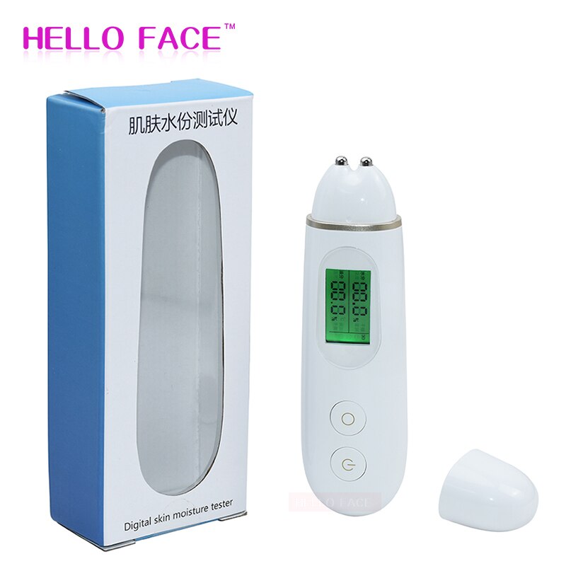 Digital Skin Analyzer Skin Moisture Tester LED Display Oil Sensor Precision Skin Tester Skin Sensor Detector