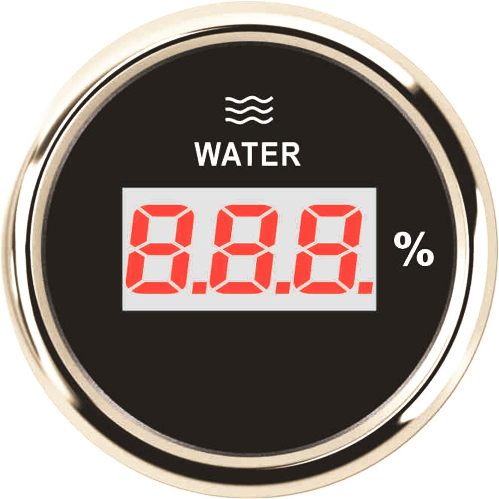 1Set Auto 52Mm Digital Water Niveau Meters 0-190ohm 6-24V Water Niveau Sensoren 100 150 200 250 300 350 450Mm Afzenders Voor Auto Boot