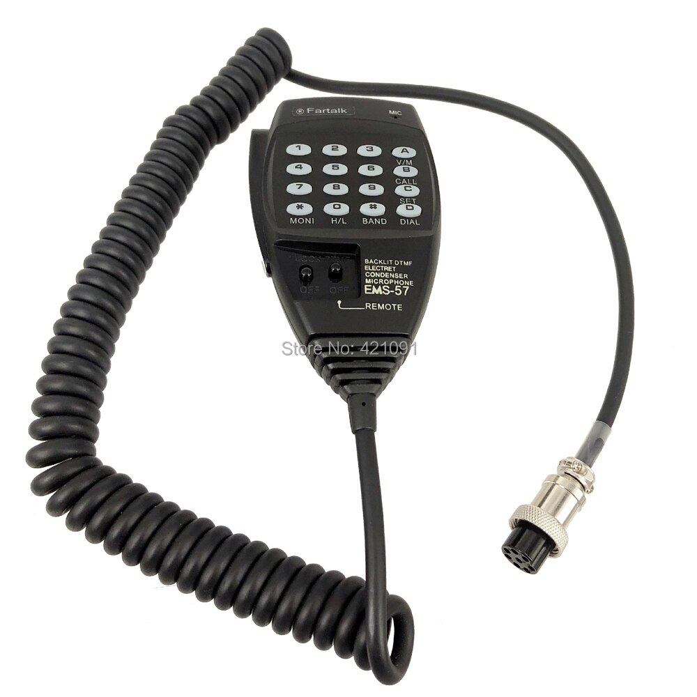 EMS-57 8pin Dtmf Hand Microfoon Mic Voor Alinco Dr-03 Dr-06 Dr-135 DX-SR8T DX-SR8E DX-70T dx-77T Auto Radio