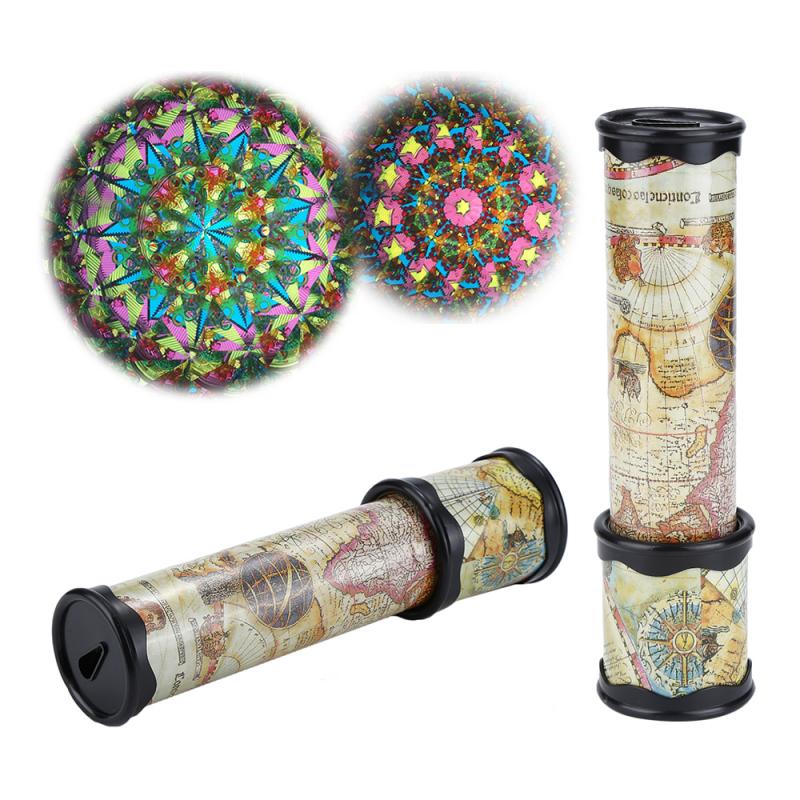 21cm Rotierenden Kaleidoskop freundlicher Spielzeug Wechselvolle Einstellbar Phantasie Farbige Quaddel Klassische Pädagogisches Spielzeug Farbe Zufalls Phantasie Farbe