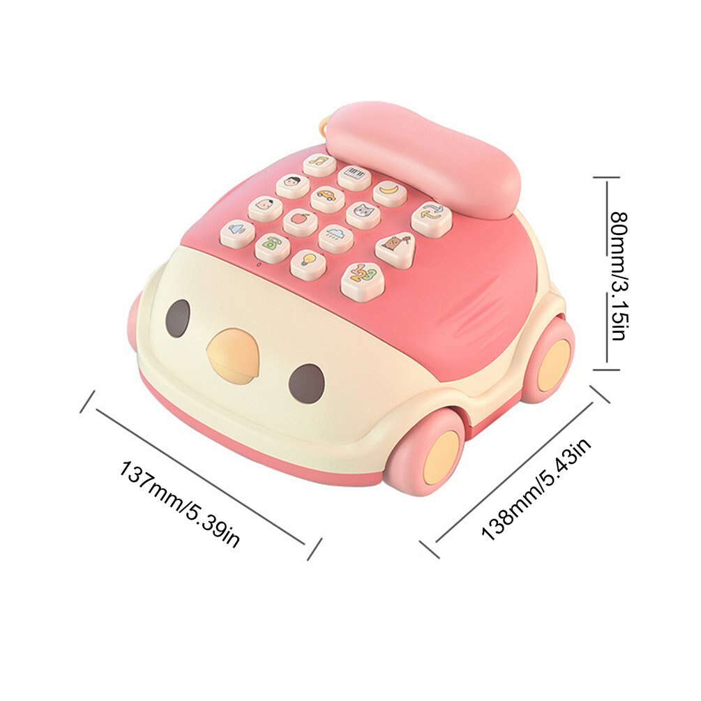 Retro Kinderen Telefoon Speelgoed Telefoon Vroege Onderwijs Verhaal Machine Baby Telefoon Geëmuleerd Telefoon Speelgoed Voor Kinderen Muzikaal Speelgoed