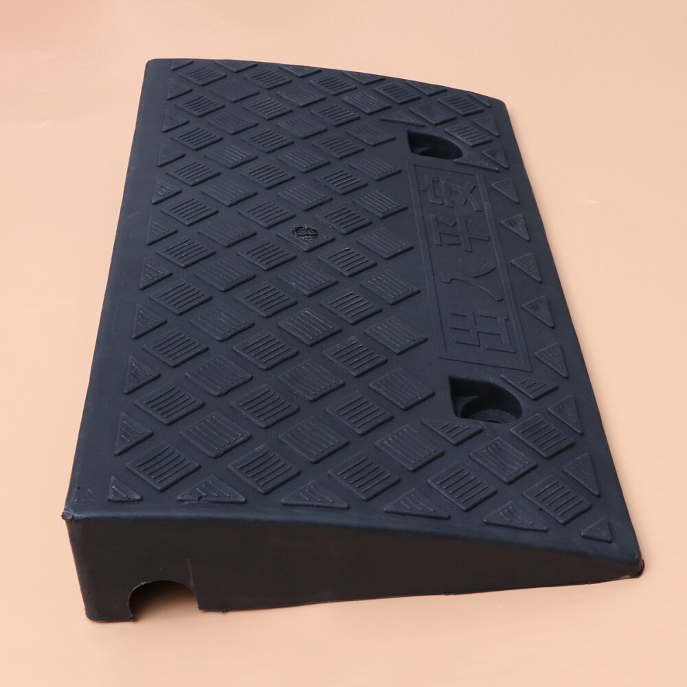 Hard Plastic Curb Ramps Portable Heavy Duty Threshold Ramp for Car Truck Scooter Bike Motorcycle 50x27x13cm: Default Title