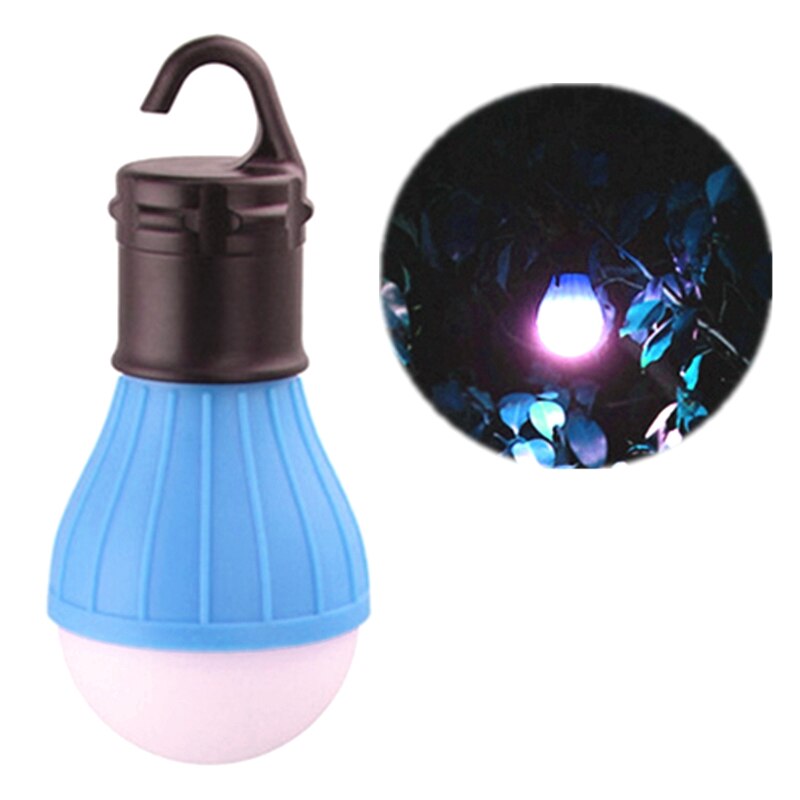 Lámpara colgante portátil para tienda de campaña, bombilla LED de emergencia, linterna de Camping para actividades de montañismo, mochilero al aire libre, 4 colores: Azul