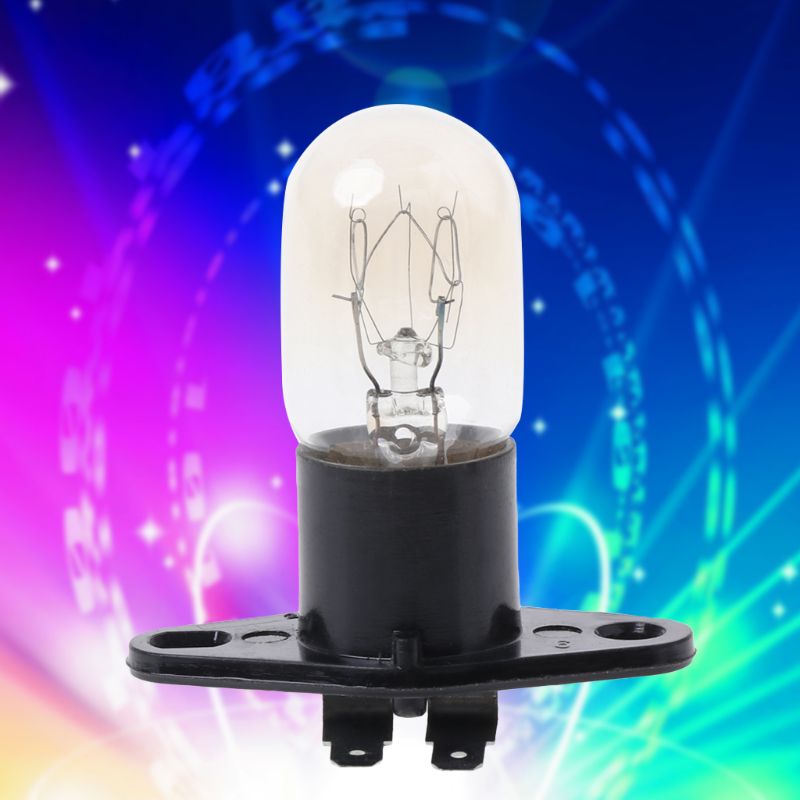 Base de bombilla para horno microondas, de lámpara de luz Global, 250V, 2A, repuesto Universal,