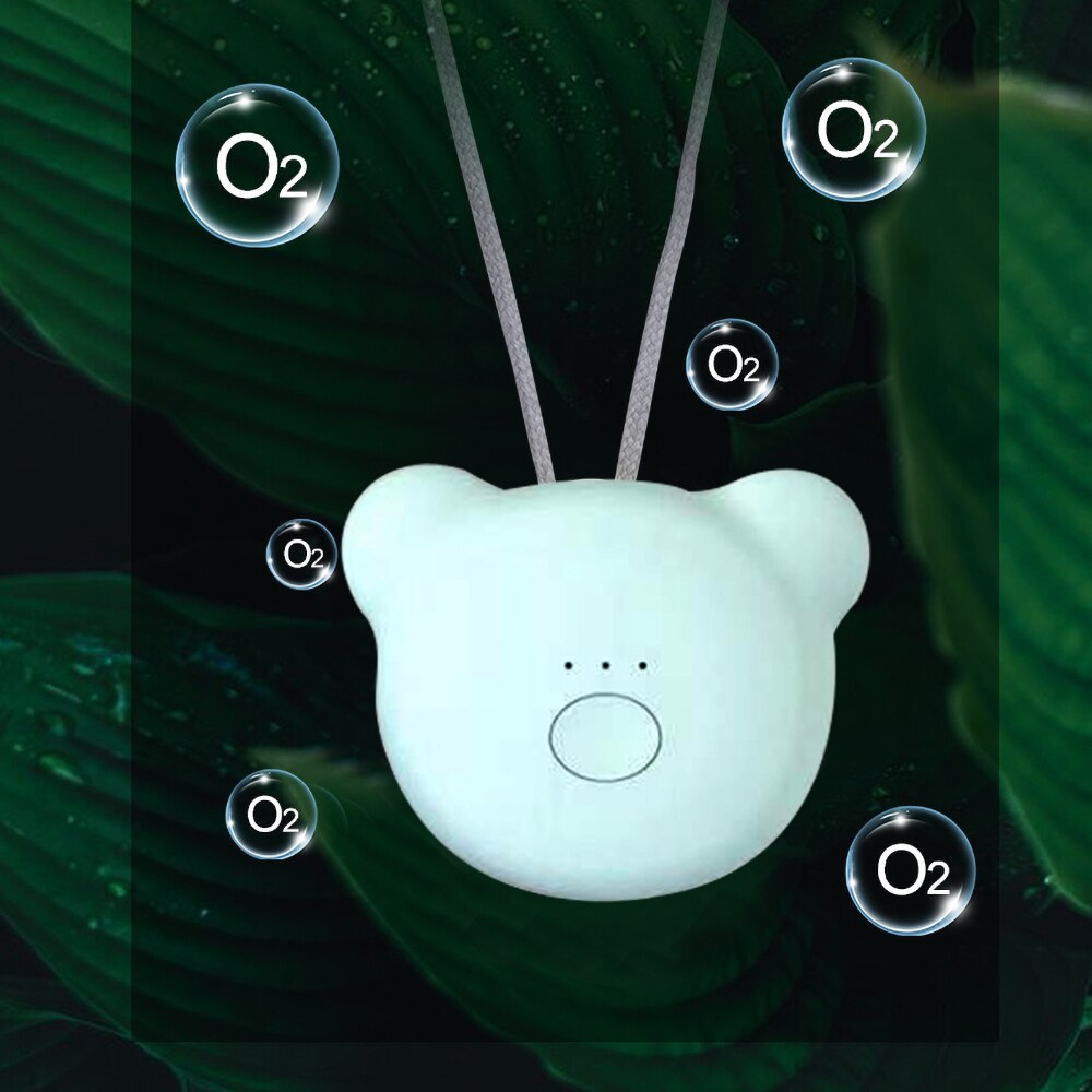 Necklace Air Purifier Portable USB Electric Air Freshener No Radiation Low Noise Negative Ionizer For Kid Adult Personal