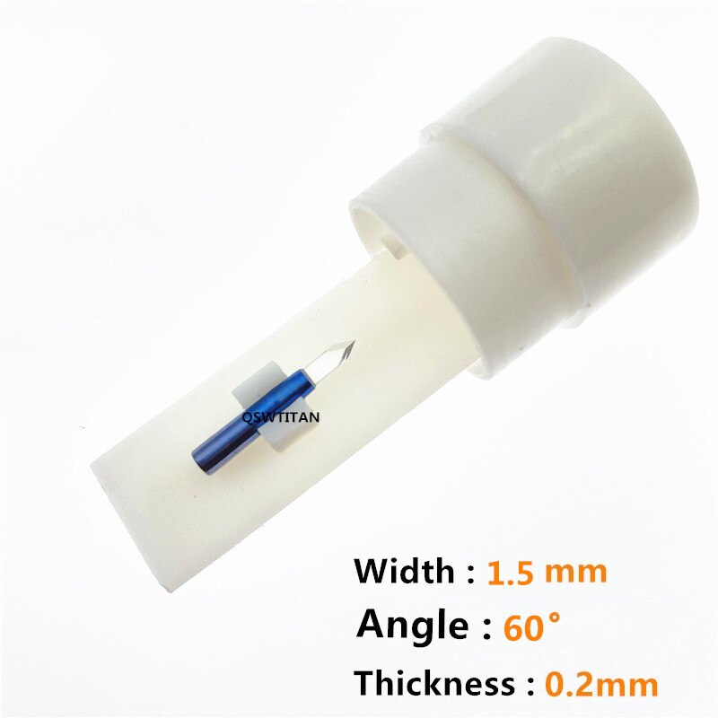 Sapphire Blade-pluma para implante de cabello, herramienta para plantar cabello: ZTC169  1.5mm width
