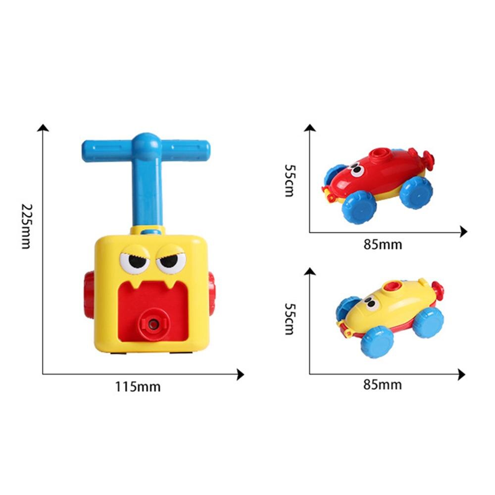 Inerzia palloncino giocattoli auto alimentati Aerodinamica Esperimento Scienze Della Formazione Di Puzzle Divertente palloncini di compleanno educativi giocattoli popolari