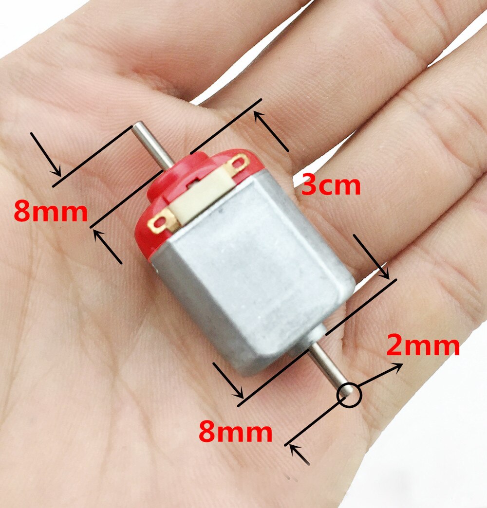 5pcs Miniature DC Motors F130 Mini Miniature DC Motor For Remote Control Toy Car Small Toy DIY 1011#2