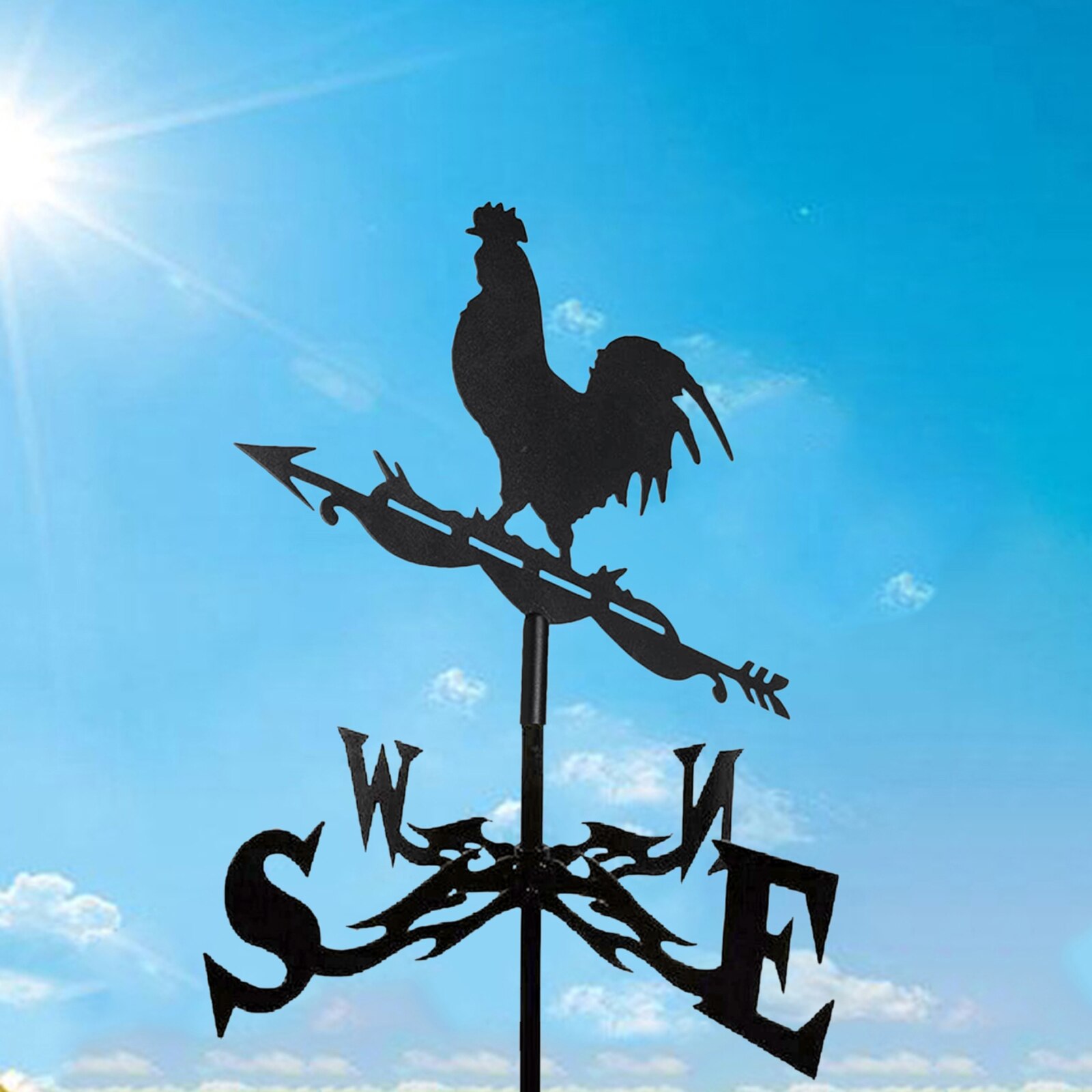 Grote Metalen Windvaan Koe & Kalf - Prachtige Tuin Decoratie & Windrichting Indicator Voor Dak En Tuin
