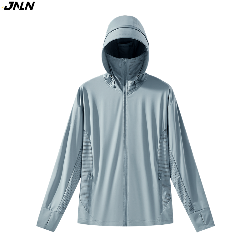 JNLN Unisex zomer anti-uv-jas buiten sneldrogend zonwering windjack heren dames wandelen kamperen klimmen elasticiteit jas
