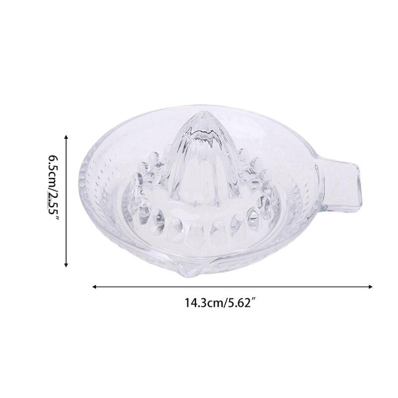 Glass Manual Juicer Citrus Fruit Juicer Kitchen Orange Lime Lemon Squeezer Fruit Press Juice Machine Fruit Extractor