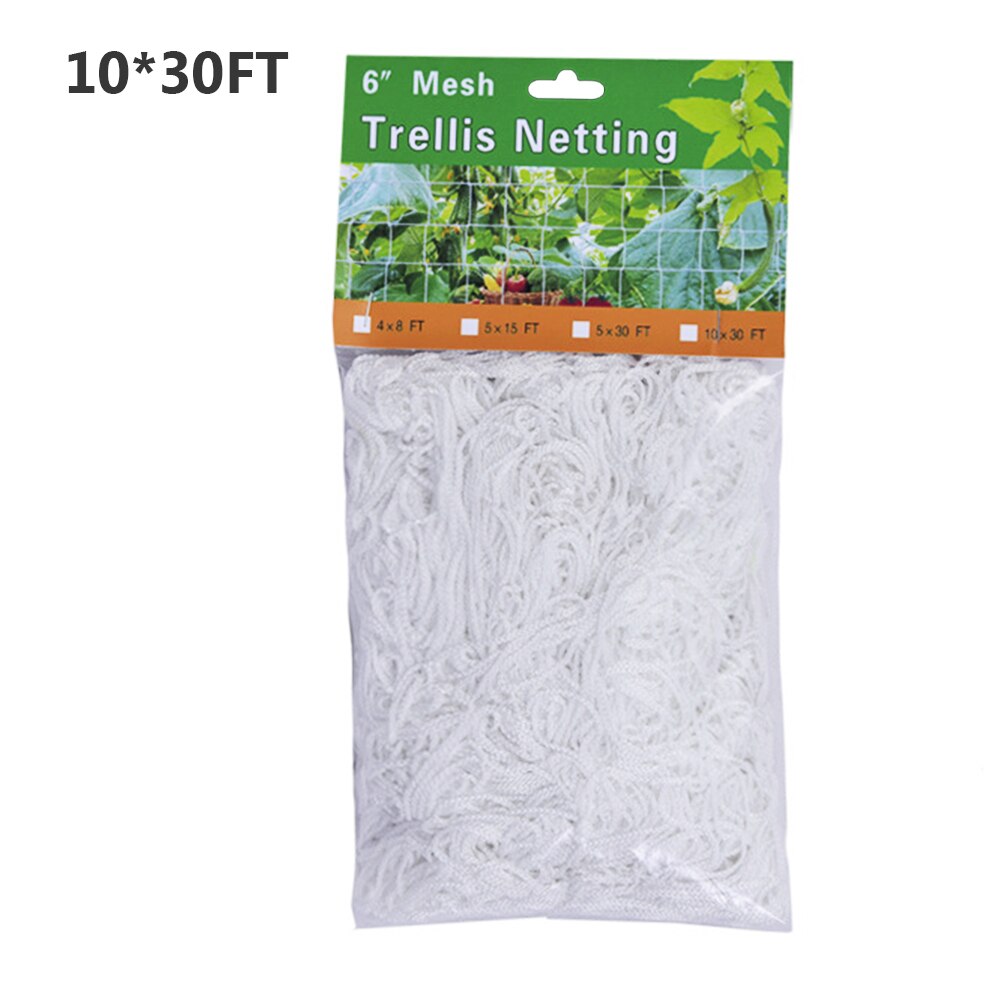 netting polyester nett loofah netting til morgen ære vintreet blomster hageplanter klatrenett agurk vinranke vokseholder: Oransje