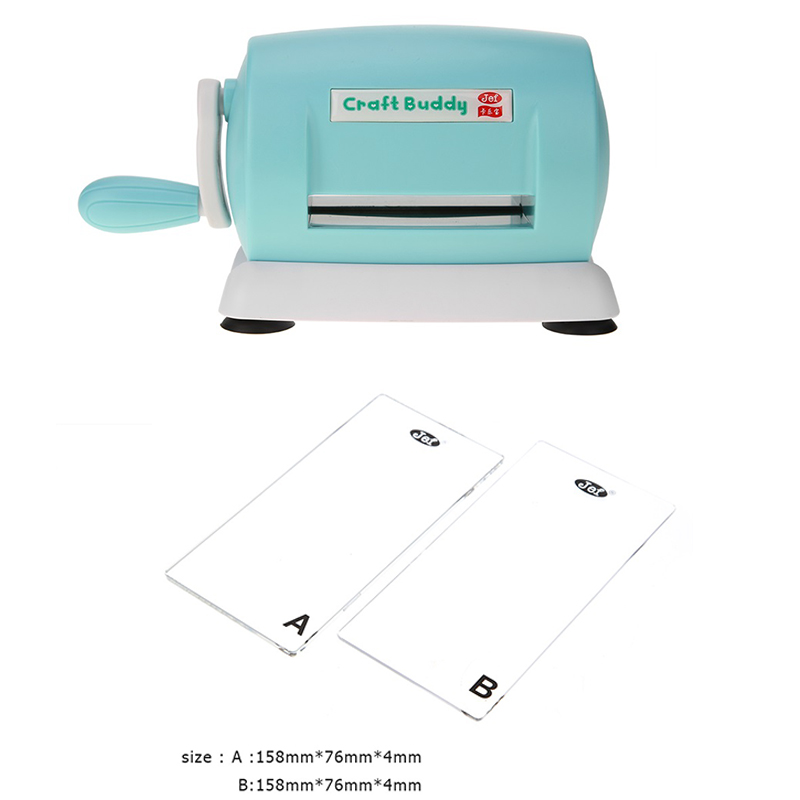 5 Colors DIY Metal Cutting Dies Machine for Embossing Scrapbooking Cutter Dies Cards Making Crafts Paper Cutter Die-Cut Machine: Blue