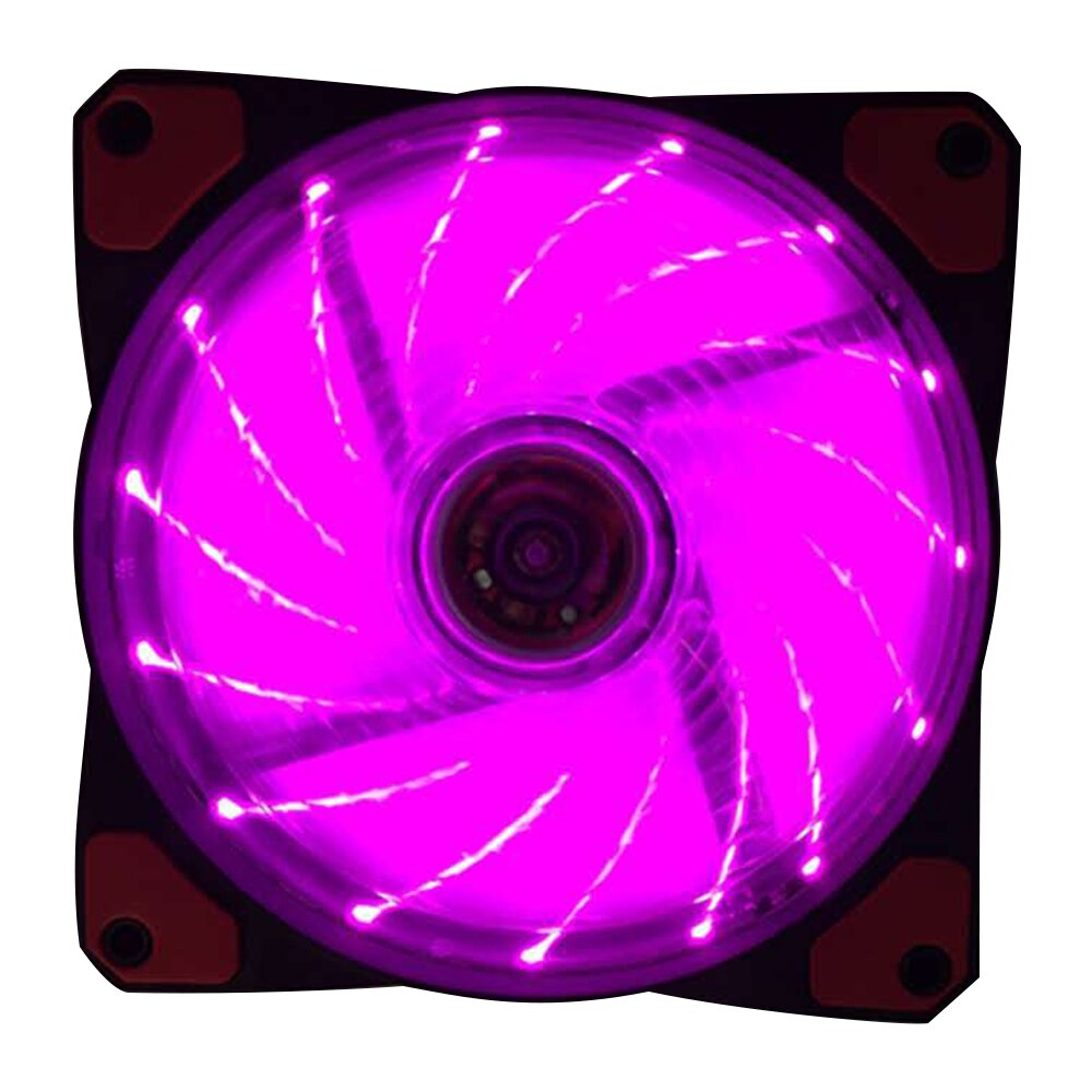 Cpu Koeler Fan 15 Leds Pc Computer Case Heatsink Mini Draagbare Ultra Mute Cooling Radiator Koelventilator Desktop Kantoor thuis