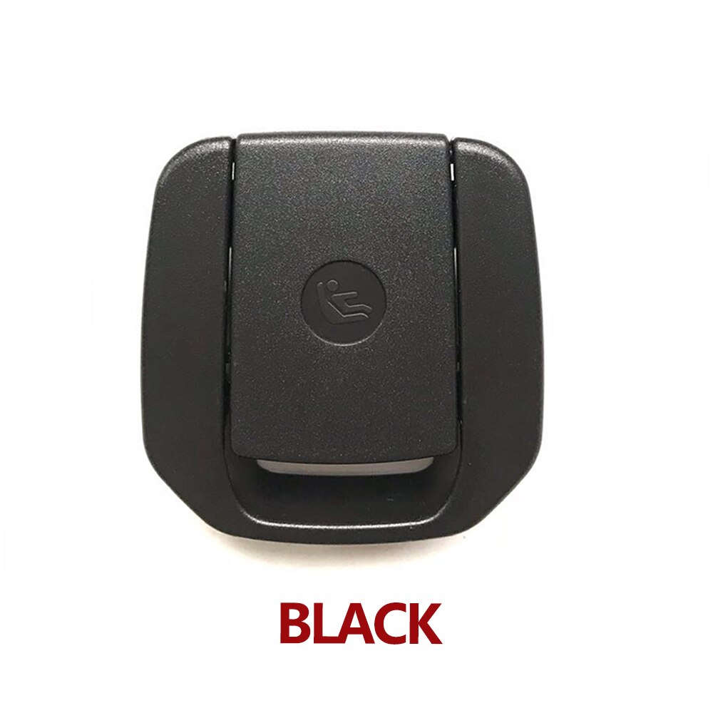 Asiento de seguridad para bebé, cubierta de botón de anclaje ISOFIX, reemplazo para BMW X1, E84, 1S, E81, E87, 3S, E90: E84 E90 E87 BLACK