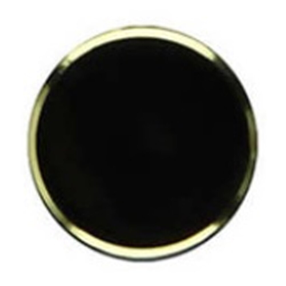 Home-knop met metalen ring voor iphone 6 , dezelfde look als voor iphone 7- stijl: Zwart en goud