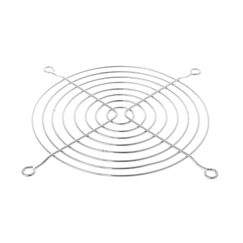 Fan Protection Net Grille 12cm Dia Iron Mesh Safety Grid For Computer Case Fans 40JB