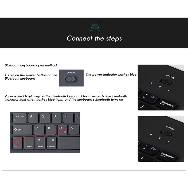 Draadloze Toetsenbord Voor Teclast M40 P20HD M30 T30 10.1Inch Tablet Bluetooth Keyboard Tablet Stand Voor Kantoor