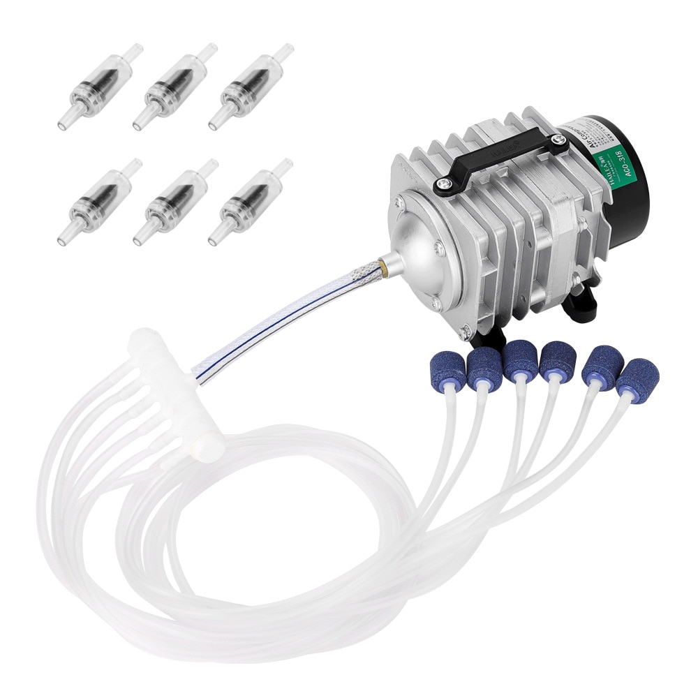 Aquarium Kompressor Air 220V High Power E-magnetische Luftpumpe Fischteich Sauerstoff Pumpe für Teich Air Belüfter pumpe ACO-208/308/318 240V