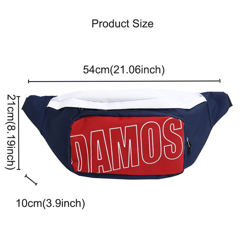 Große Kapazität Taille Tasche unisex fanny Pack Streetwear Brust Tasche Hüfte hüpfen Banane Taschen Hochwertige draussen Große Gürtel Taille Packungen