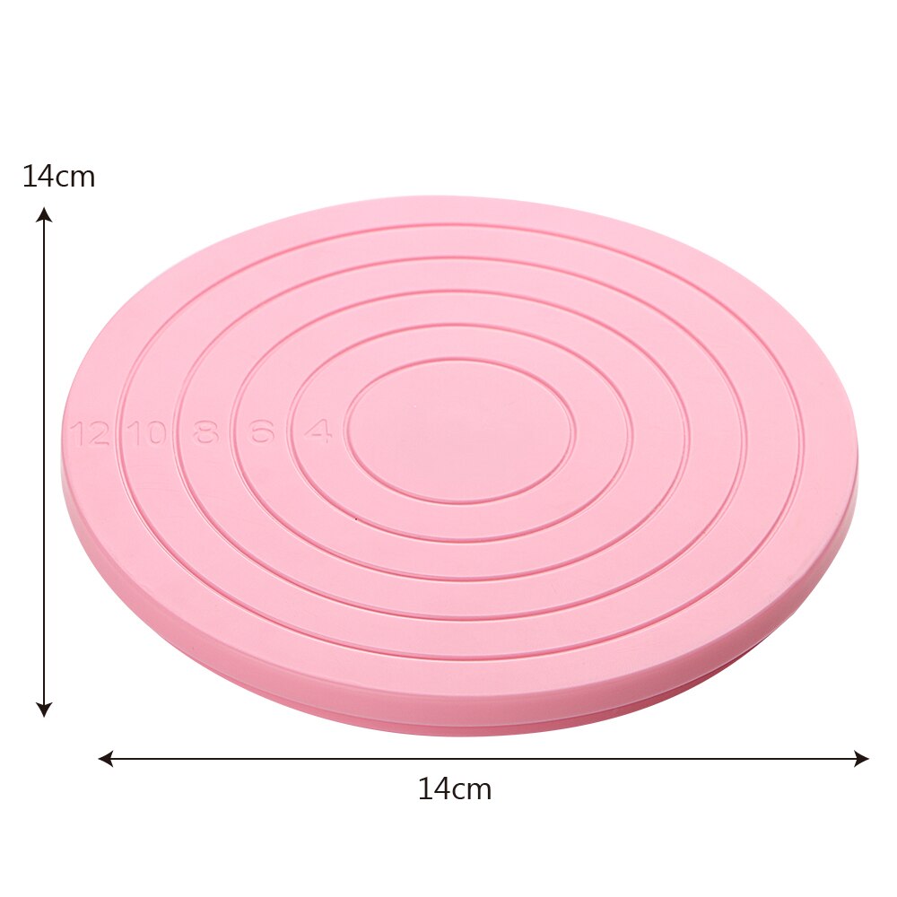 NICEYARD Rotating Cake Turntable Revolving Cake Decorating Stand Platform Bakeware 5.5 Inch /14 CM Cake Decorating Tool