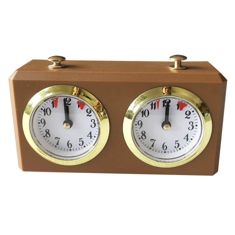 International Checkers & Chess Retro Analog Chess Clock Board Game Accessories Windup Chess Clock Timer Competition Chess Set: 05