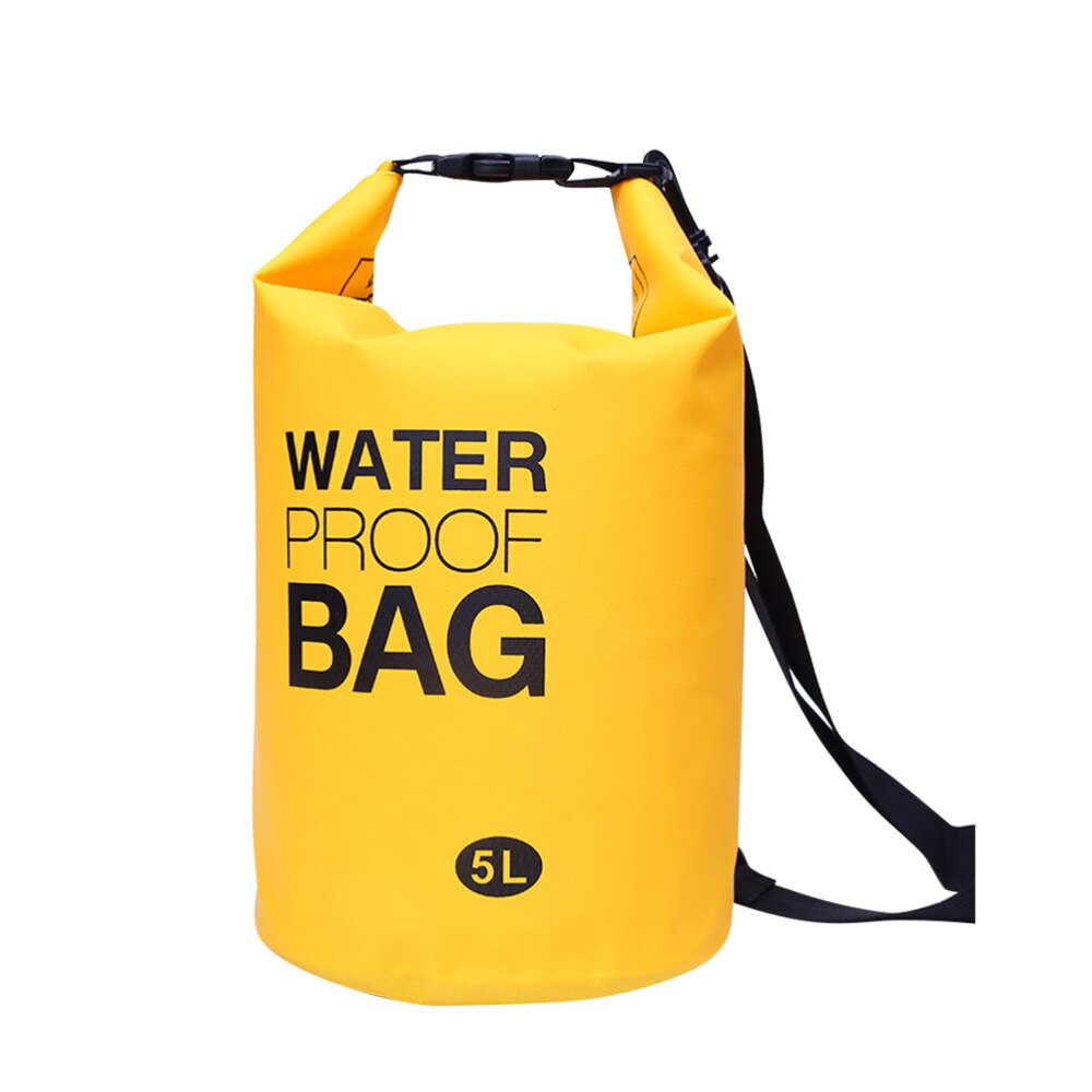 5L Dry Bag - Waterproof PVC Mesh Fabric - Inflatable Boating Buoy for Kayak, Rafting, Swimming
