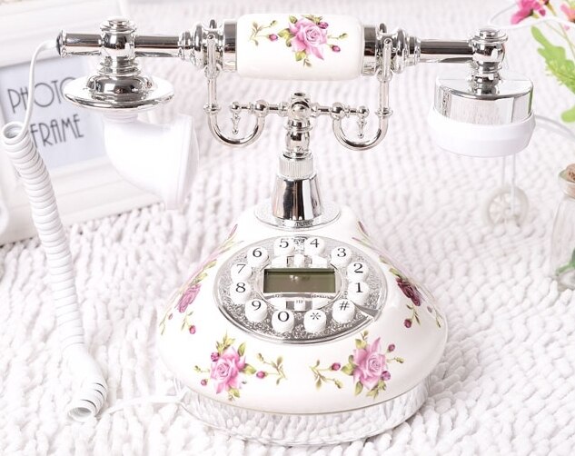 Antieke Telefoon - Draaischijf - Snoer - Handsfree - Nummerherkenning - Model 1101