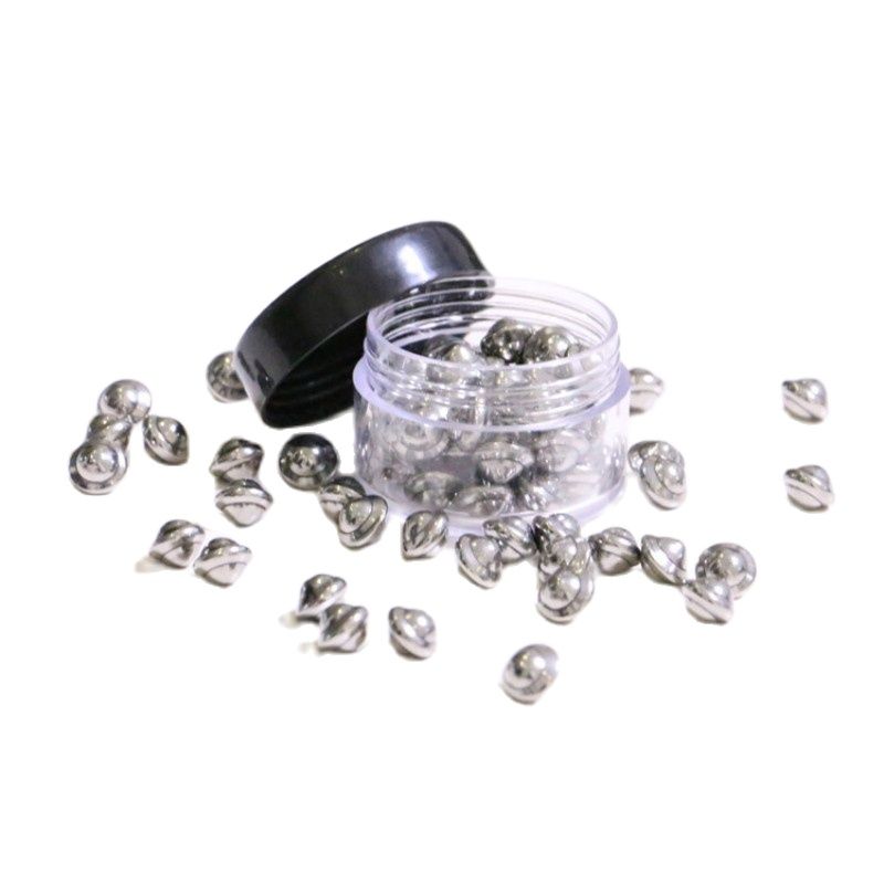 Bola de limpieza decantadora de vino, botella de vidrio de acero inoxidable, Pellets de limpieza, decantador de cuentas, taza, cepillado, accesorios de barra, 3-4mm: YELLOW