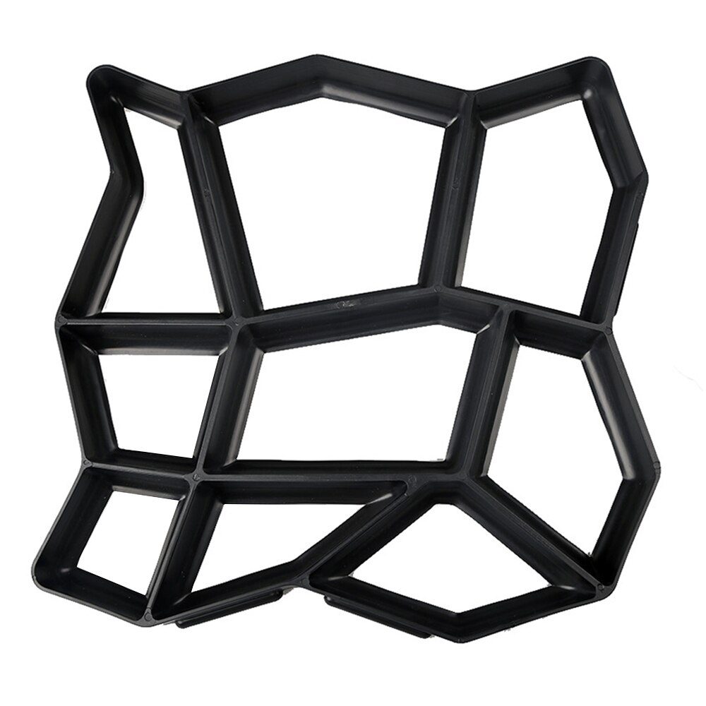 Manually Paving Cement Brick Concrete Molds DIY Plastic Path Maker Mold Garden Stone Road Mold Garden Decoration Driveway Decor: 35x35cm