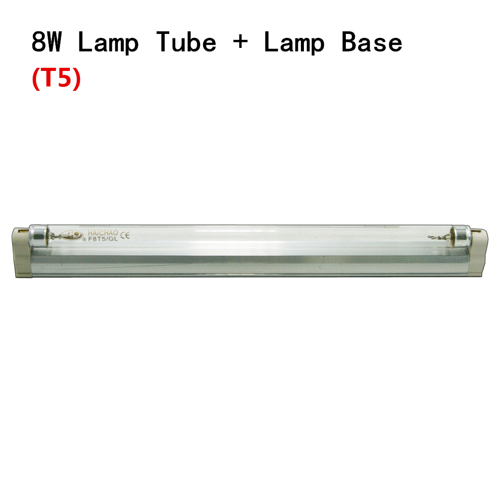 UV Tube Ozone Quartz Linear Lights Germicidal Lamps for Sterilization Disinfection Ultraviolet Lamp T5 T8 4W 6W 8W 10W 15W: 8W Tube and Holder / With Ozone