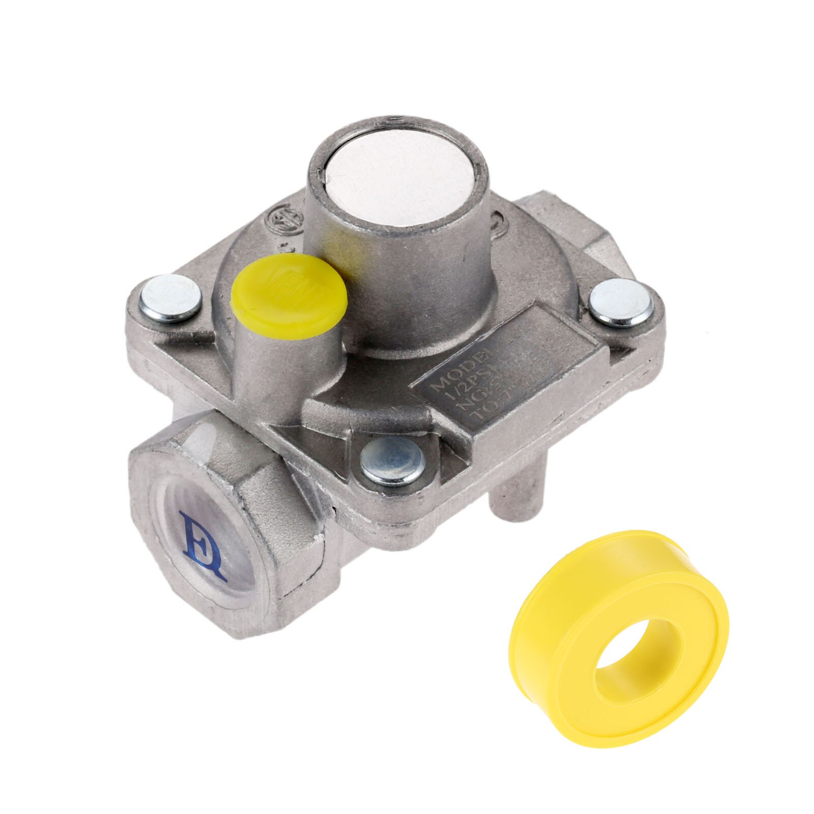 1kit 3/8 NPT Regulator for NG Gas NPT Natural Gas Low Pressure Regulator 5 Water Column Range with Gas Line Pipe Thread Tape