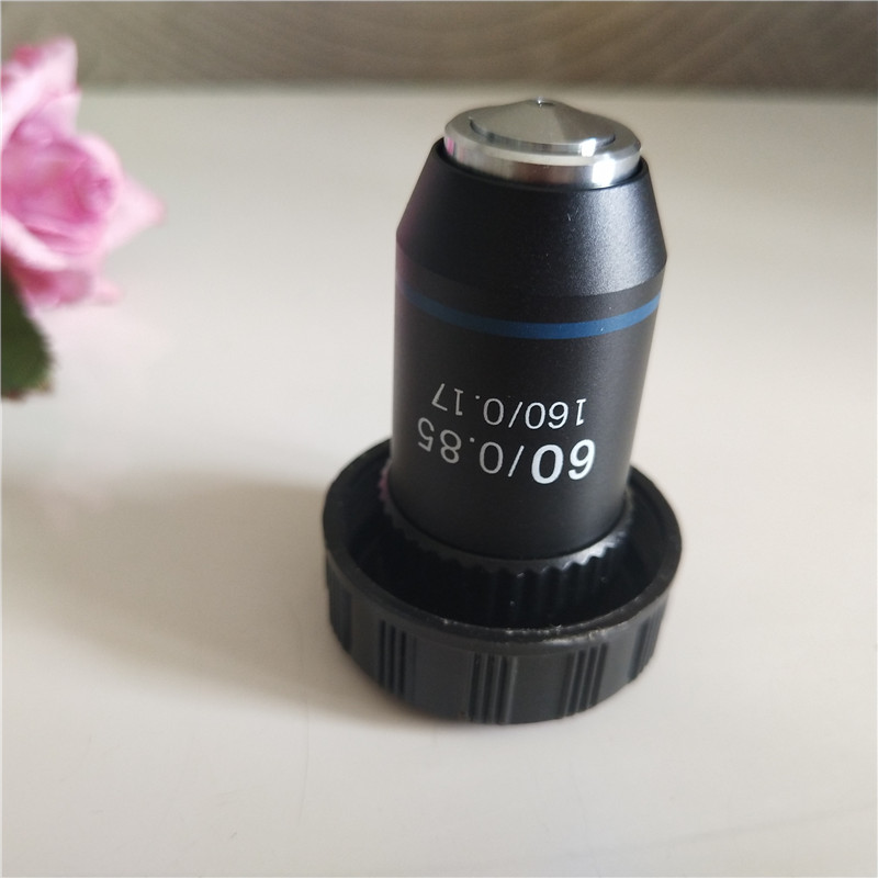 60X 195 Biomicroscope System School Lab Laboratory Achromatic 60 Times Objective Lens for Bio-Microscope Biological Microscope