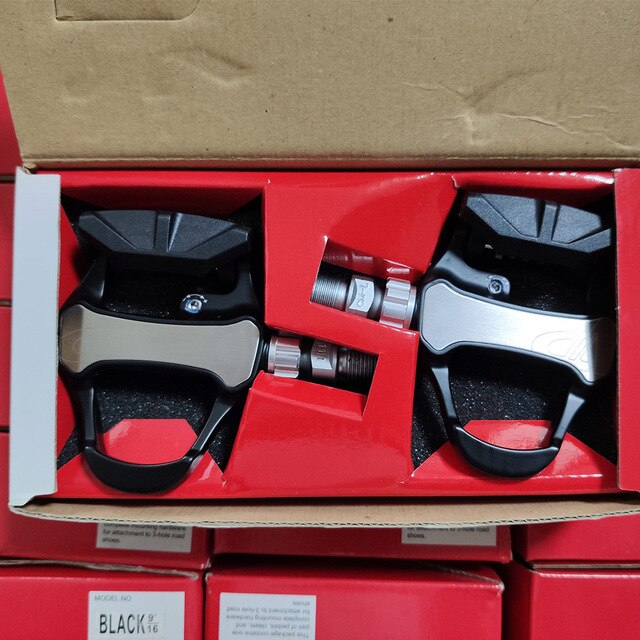 VP R73/R73H pedał rowerowy Ultralight pedały zatrzaskowe z włókna węglowego obuwie rowerowe samozamykające CrMo oś pedał rowerowy: Aluminum Alloy R73